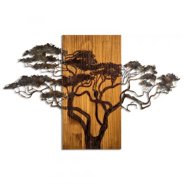 Dekoratívny drevený doplnok na stenu Acacia Tree - 387-A