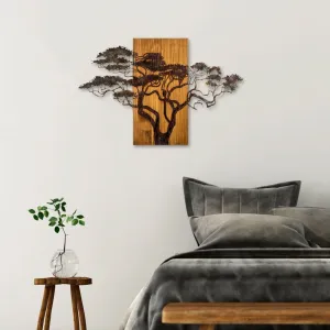Dekoratívny drevený doplnok na stenu Acacia Tree - 387-A