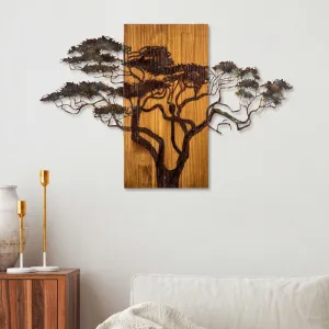 Dekoratívny drevený doplnok na stenu Acacia Tree - 387-A
