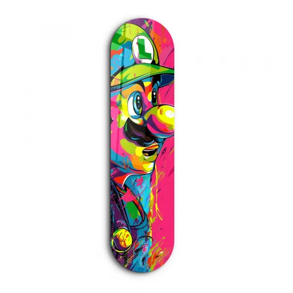 Dekoratívny obraz z tvrdeného skla Luigi Fan Art