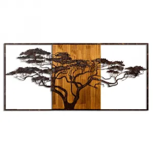 Dekoratívny drevený doplnok na stenu Acacia Tree - 328-A