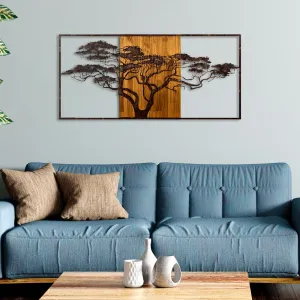 Dekoratívny drevený doplnok na stenu Acacia Tree - 328-A