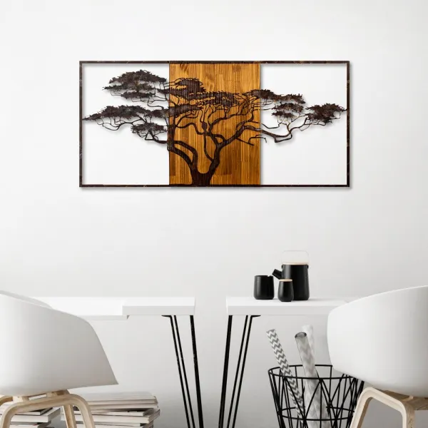 Dekoratívny drevený doplnok na stenu Acacia Tree - 328-A