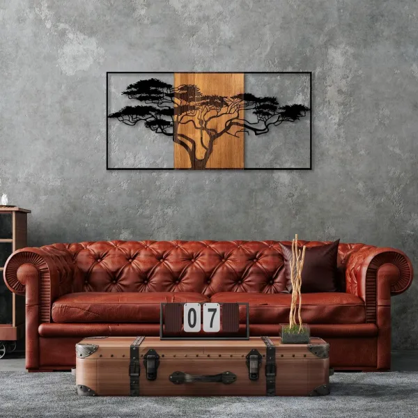 Dekoratívny drevený doplnok na stenu Acacia Tree - 328