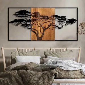 Dekoratívny drevený doplnok na stenu Acacia Tree - 328