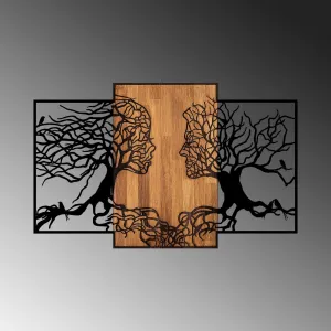 Dekoratívny drevený doplnok na stenu Tree Love - 312