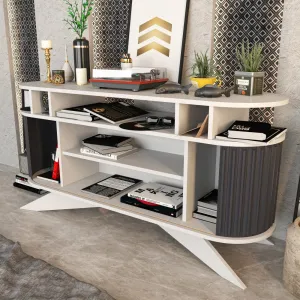 Príborník Stor - White, Anthracite