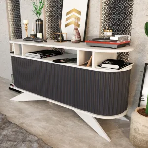 Príborník Stor - White, Anthracite