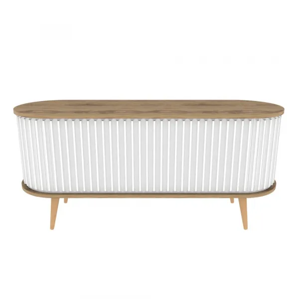 TV stolík Stor - Oud Oak, White