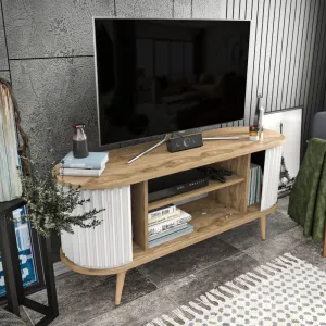 TV stolík Stor - Oud Oak, White