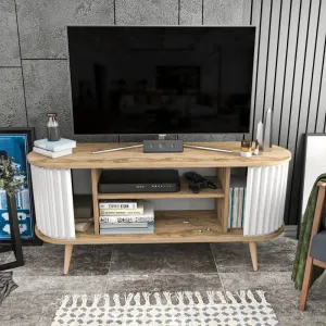 TV stolík Stor - Oud Oak, White