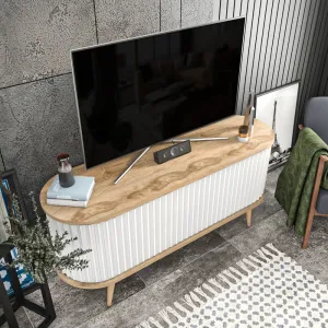 TV stolík Stor - Oud Oak, White