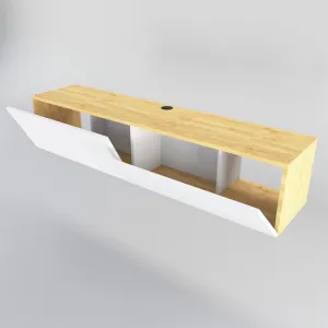 TV stolík Poling - White, Sapphire