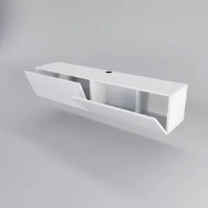 TV stolík Poling - White