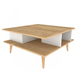 Konferenčný stolík Akya - Oak, White