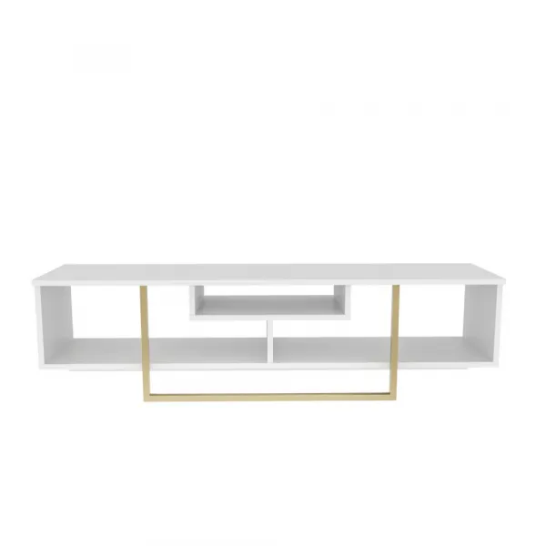 TV stolík Asal 150 - White, Gold