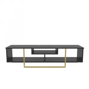 TV stolík Asal 150 - Black, Gold