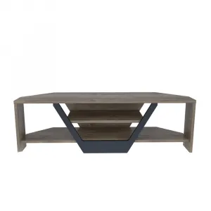 TV stolík Sares - Walnut, Black