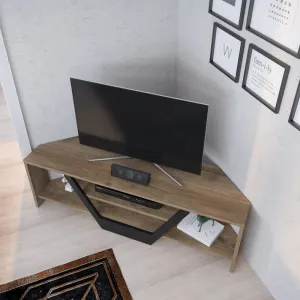 TV stolík Sares - Walnut, Black