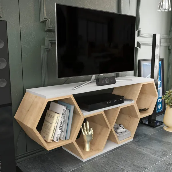 TV stolík Bal - White, Sonomo