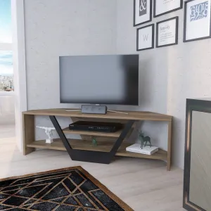 TV stolík Sares - Walnut, Black