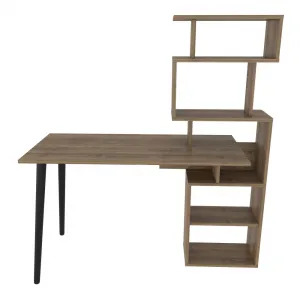 Písací stôl Vina - Walnut