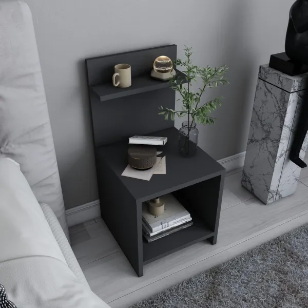 Nočný stolík Ullman - Anthracite