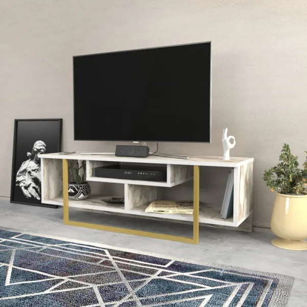TV stolík Asal 120 - Ephesus, Gold
