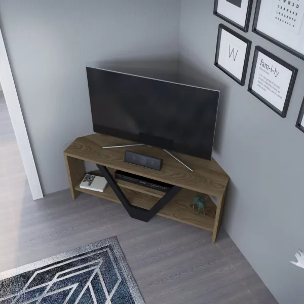 TV stolík Karin - Oud, Black