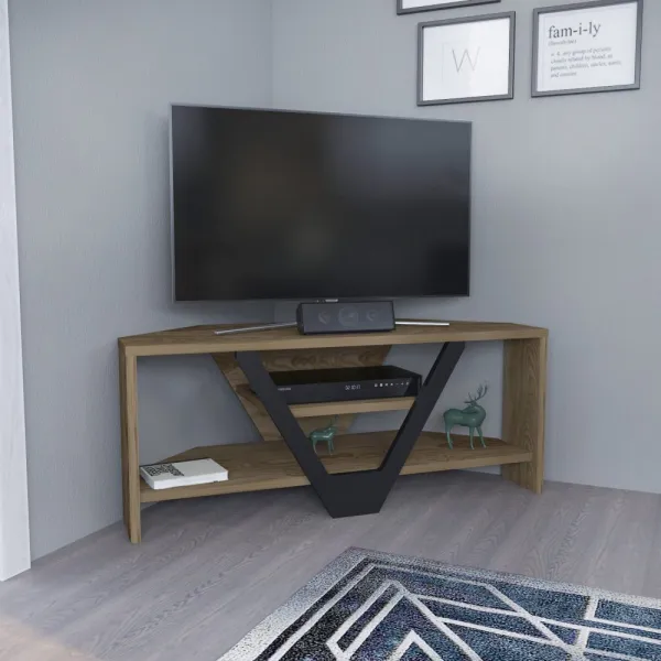 TV stolík Karin - Oud, Black