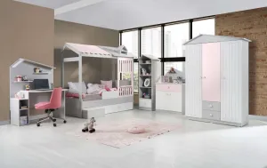 Písací stôl Ayder - Pink