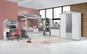 Písací stôl Ayder - Grey