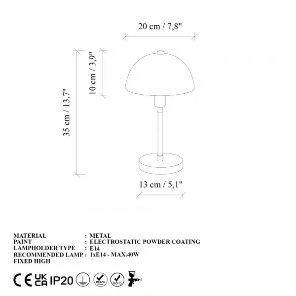 Stolná lampa Togg - 14806