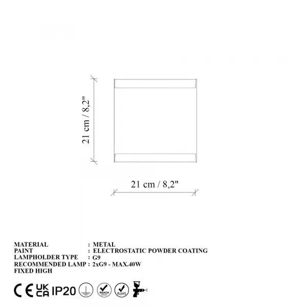 Nástenná lampa Bera - 15306