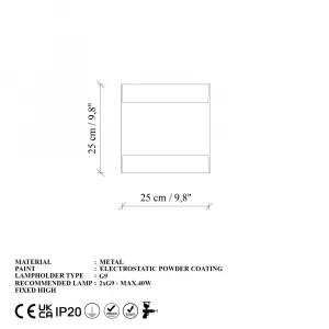 Nástenná lampa Bera - 15301