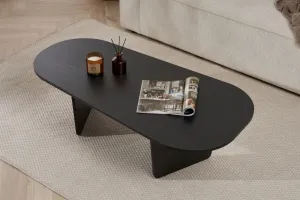 Konferenčný stolík Ovalis - Wood Black
