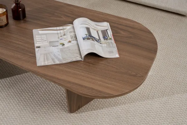 Konferenčný stolík Ovalis - Walnut