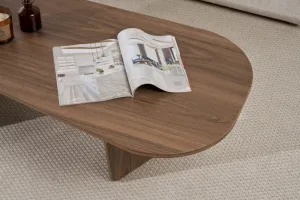Konferenčný stolík Ovalis - Walnut