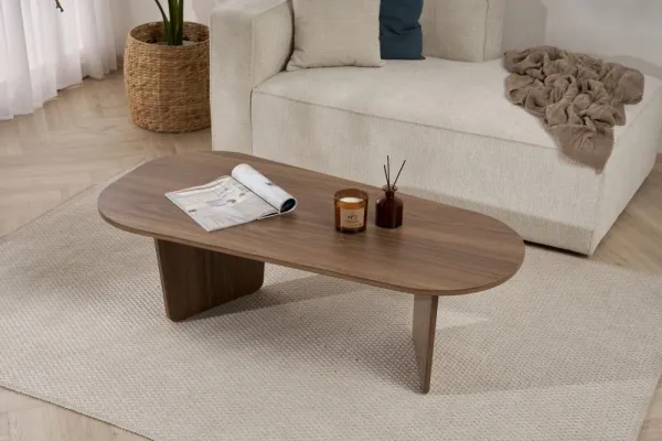 Konferenčný stolík Ovalis - Walnut