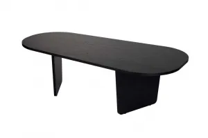 Konferenčný stolík Ovalis - Wood Black