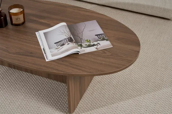Konferenčný stolík Orba - Walnut