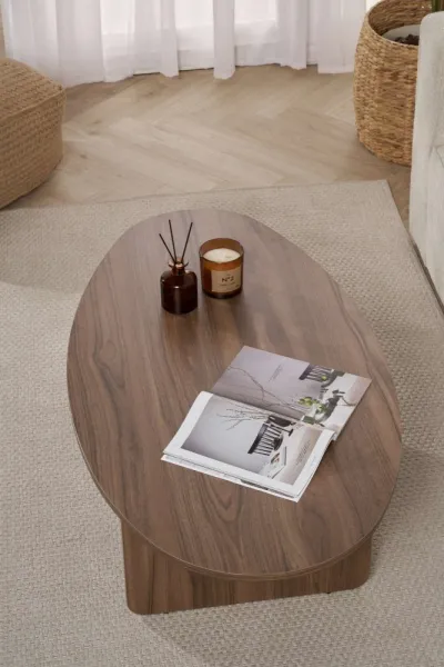 Konferenčný stolík Orba - Walnut