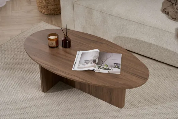 Konferenčný stolík Orba - Walnut