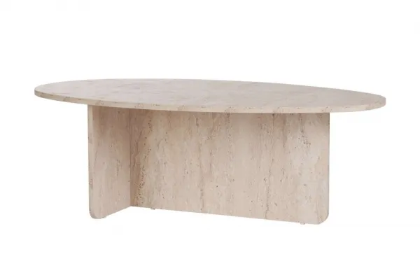 Konferenčný stolík Orba - Travertine
