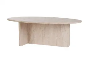 Konferenčný stolík Orba - Travertine