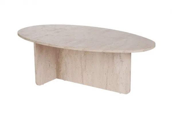 Konferenčný stolík Orba - Travertine