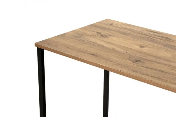 Kalune Design Kancelářská sestava pro 2 osoby TWIN borovice atlantská/černá