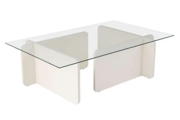 Konferenčný stolík Flavio - Wooden White