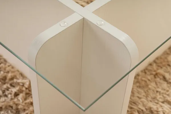 Konferenčný stolík Flavio - Wooden White