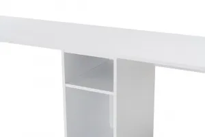 Kalune Design Kancelářská sestava pro 2 osoby TWIN bílá/zlatá